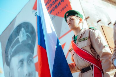 В Нижнем Новгороде открыли граффити в честь Героя Советского Союза Николая Фильченкова