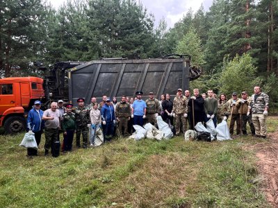 Около 50 кубометров мусора вывезли с территории Городецкого лесничества в ходе акции «Чистый лес»