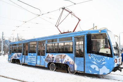 На маршруты Нижнего Новгорода вышли «Вагоны Победы», посвященные труду волонтеров и добровольцев