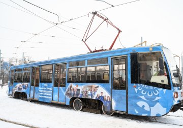 На маршруты Нижнего Новгорода вышли «Вагоны Победы», посвященные труду волонтеров и добровольцев На маршруты Нижнего Новгорода вышли «Вагоны Победы», посвященные труду волонтеров и добровольцев