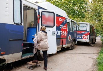 Почти 600 населенных пунктов региона посетили «Поезда здоровья» с начала года