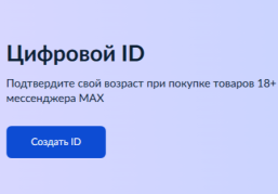 Граждане могут использовать цифровой ID на базе мессенджера Мax для подтверждения возраста