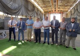 Максим Черкасов принял участие в спуске на воду двух бонопостановочных судов и в закладке двух земснарядов в Богородском округе