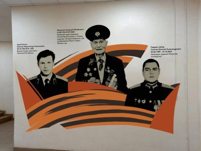 В Кулебаках накануне Дня Победы открыли граффити в честь трех героев разных эпох