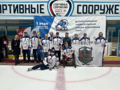 Нижегородская команда ветеранов СВО «Штурм» заняла третье место в рамках первого этапа Любительской следж-хоккейной лиги