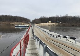 Движение по наплавному мосту через Суру в Пильнинском муниципальном округе открылось на месяц раньше