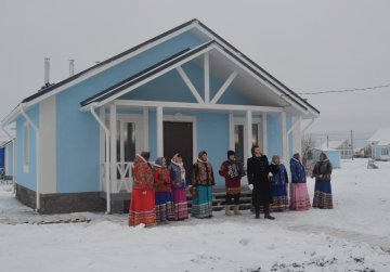 Три семьи получили ключи от новых домов, построенных по программе КРСТ в Большеболдинском округе