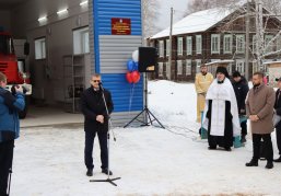 Теплую стоянку для пожарного автомобиля построили в селе Нестиары Воскресенского округа по проекту «Вам решать!»