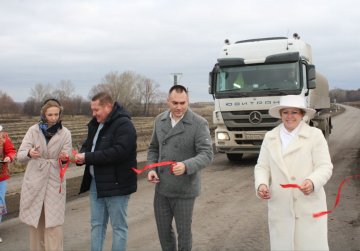 Новую дорогу к животноводческому комплексу построили по программе «КРСТ» в Большеболдинском округе