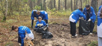 120 кубометров мусора собрали участники экосубботника в борских лесах