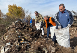 В Лысковском округе начали ликвидировать несанкционированную свалку