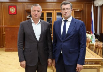 Марат Хуснуллин провел встречу с губернатором Нижегородской области Глебом Никитиным Марат Хуснуллин провел встречу с губернатором Нижегородской области Глебом Никитиным