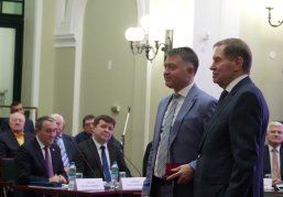 Заместитель председателя правительства Нижегородской области Иван Каргин поздравил Российский Союз строителей с 35-летием