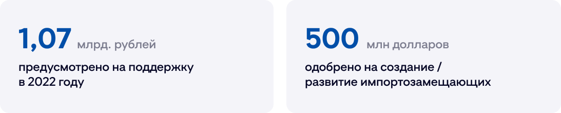 Развитие импортозамещающих производств